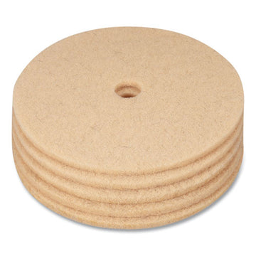 Coastwide Professional™ Burnishing Floor Pads, 27" Diameter, Tan, 5-carton freeshipping - TVN Wholesale